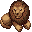 雄ライオン右向き